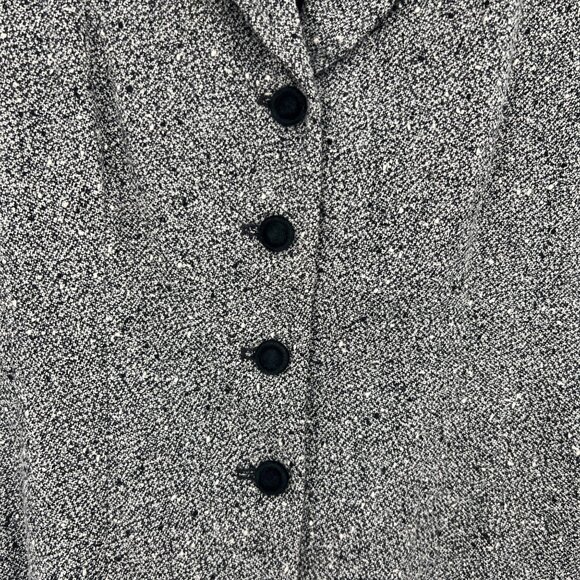 Pendleton Wool Blazer Size 12 Black Velvet Collar Vintage Made in USA Office - Picture 3 of 7